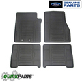 FL1Z7813086AA - : 2015-2016 Ford Expedition Black All Weather Rubber Vinyl Floor Mats 4 Piece OEM for Ford Image