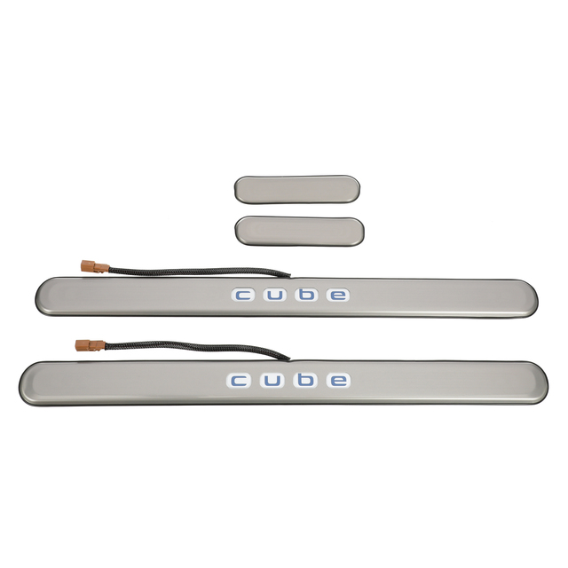999M17V010 - Interior: 2009-2014 Nissan Cube Illuminated Door Kick Sill Plates Front &amp; Rear Set OEM NEW for Nissan: Altima, Cube Image