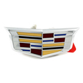 23237180 - : OEM NEW 2015-19 GM Cadillac Base Rear Trunk Deck Lid Crest Emblem Badge 23237180 for Cadillac: ATS, XTS Image