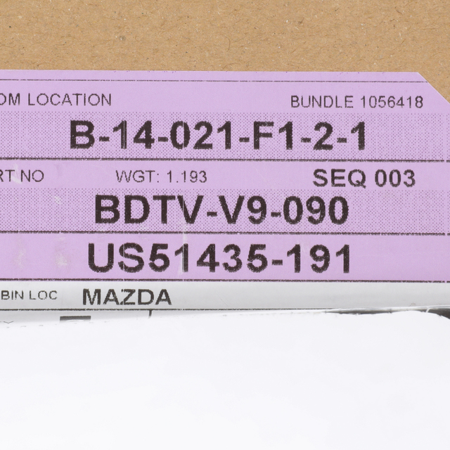 BDTVV9090 - Interior: 2019-2025 Mazda Auto Transmission Alloy Sport Pedal Set for Mazda: 3, CX-30, CX-50, CX-70, CX-90, MX-30 EV Image