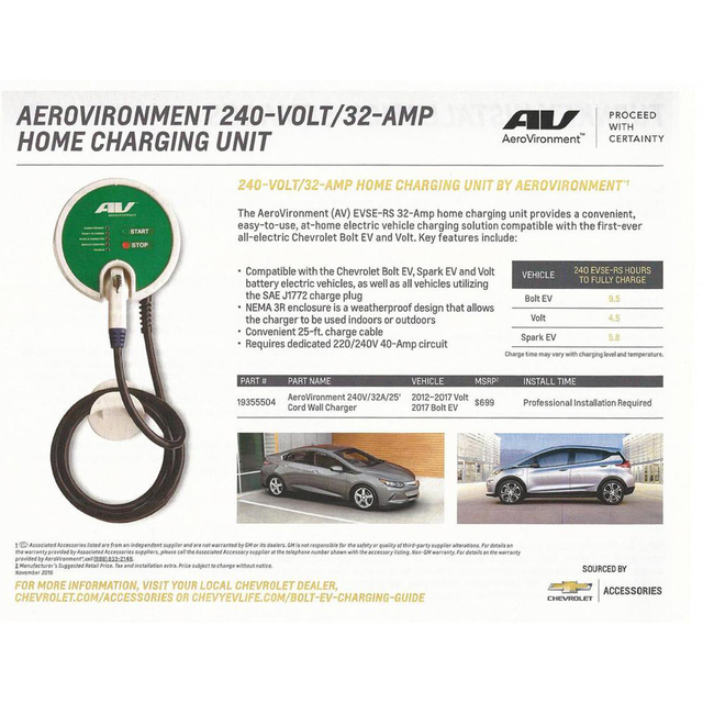 19418714 - Electronics: Battery Home Charger Unit for GM Image