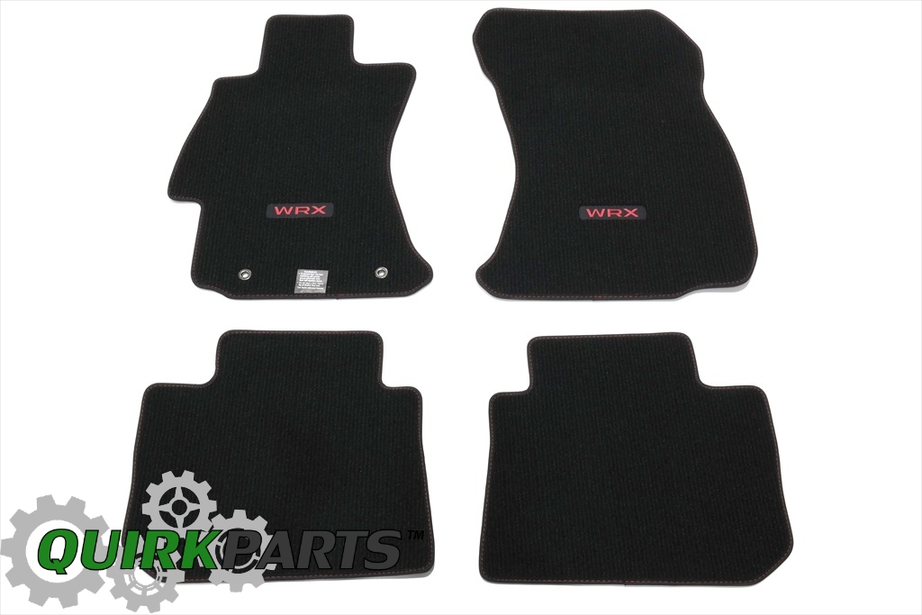 J501SVA000 - Interior: 2016-2018 Subaru WRX Front &amp; Rear Carpet Floor Mats Set Of 4 Black for Subaru: WRX Image