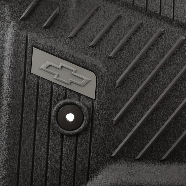 84185471 - Interior: OEM NEW 2015-2020 GM Chevrolet 1st Row Premium All Weather Floor Liners 84185471 for Chevrolet: Silverado 1500, Silverado 1500 LD, Silverado 2500 HD, Silverado 3500 HD, Suburban, Suburban 3500 HD, Tahoe Image