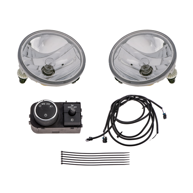 19157652 - Exterior: 2007-2014 Chevy Avalanche/Suburban/Tahoe &amp; GMC Yukon/XL Fog Lamp Kit OEM NEW for Chevrolet: Avalanche, Suburban 1500, Suburban 2500, Tahoe | GMC: Yukon, Yukon XL 1500, Yukon XL 2500 Image