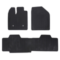 DT4Z7813086AA - : 2011-2014 Ford Edge Black Rubber Front Rear All Weather Car Floor Mats OEM NEW for Ford Image