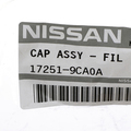 172519CA0A - Fuel System: Filler Cap for Nissan: Frontier, Pathfinder, TITAN, Xterra Image