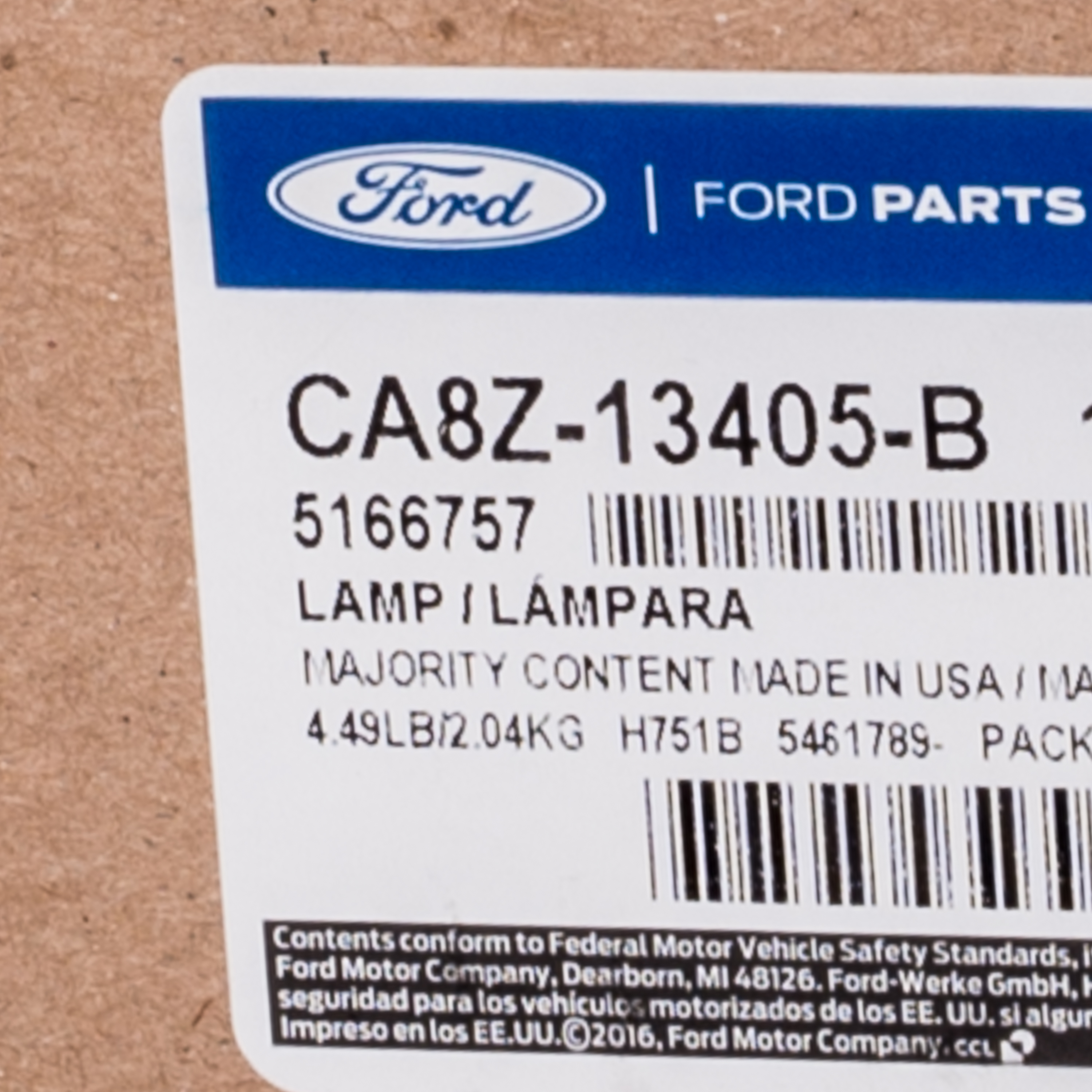 Genuine Ford Lamp Assembly - Rear Ml3z-13405-f For Sale Online