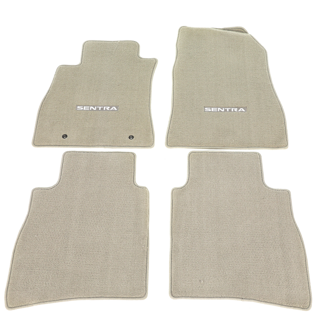 999E2LZ001 - Interior: 2013-2015 Nissan Sentra Gray Carpeted Floor Mats Front &amp; Rear Set Of 4 OEM NEW for Nissan: Sentra Image