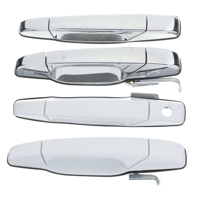 22980568 - Exterior: 2007-2013 Chevrolet/GMC Front &amp; Rear Side Door Chrome Handle Package OEM NEW for GM Image