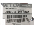 908962W600 - Body: Nameplate for Nissan: Pathfinder Image