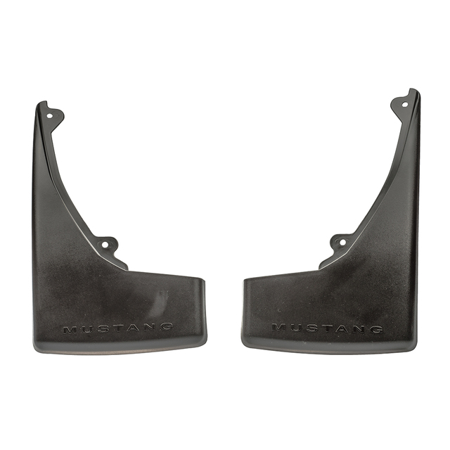 5R3Z16A550AA - Exterior: OEM NEW 2005-2009 Ford Mustang Rear Black Splash Guards 5R3Z-16A550-AA for Ford: Mustang Image