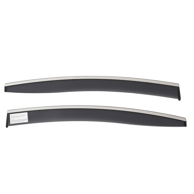 F001SAN010 - Exterior: 2020-2022 Subaru Legacy Side Windo Deflectors with Chrome for Subaru: Impreza, Legacy Image