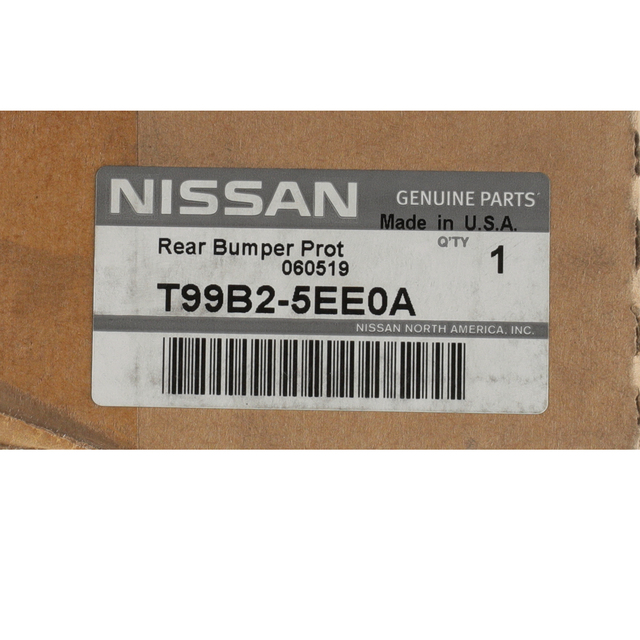 T99B25EE0A - Exterior: Rear Bumper Protector - Clear for Nissan: Versa Image