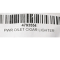 4793554 - Interior Trim: Power Outlet for Chrysler: 300M, Concorde, PT Cruiser, Sebring, Town &amp; Country, Voyager | Dodge: Caravan, Dakota, Durango, Grand Caravan, Intrepid, Ram 1500, Ram 2500, Ram 3500, Stratus | Jeep: Grand Cherokee, Liberty Image