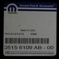 5156109AB - Cooling: OEM NEW Mopar 2011-19 Jeep Grand Cherokee Dodge Radiator Cross-Member 5156109AB for Dodge: Durango | Jeep: Grand Cherokee, Grand Cherokee WK Image