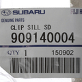 909140004 - Body: Sill Cover Clip for Subaru: B9 Tribeca, Baja, BRZ, Legacy, Outback, Tribeca Image