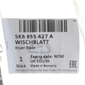 5K6955427D - Body: Wiper Blade for Volkswagen: Golf, Golf R, GTI Image