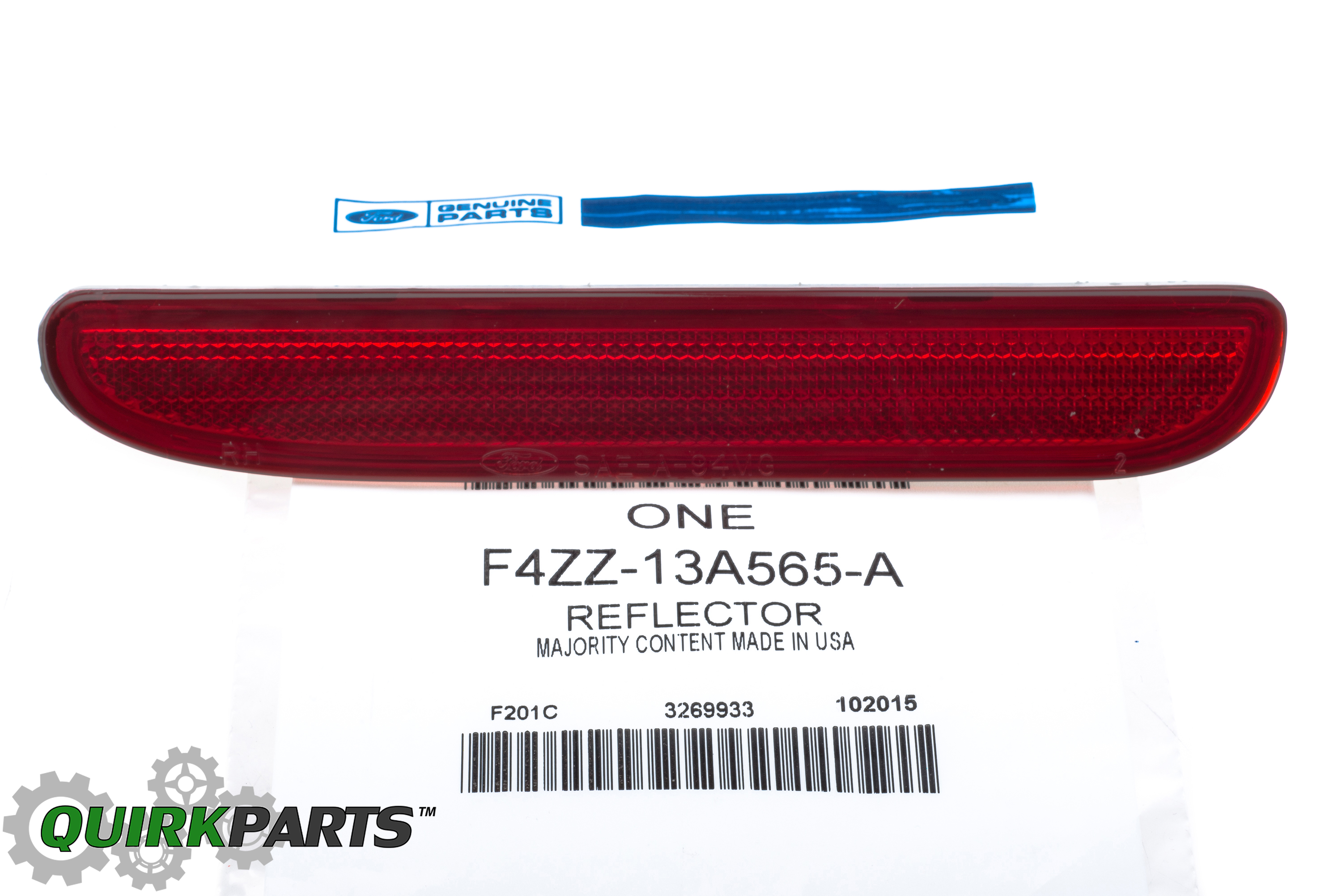 F4ZZ13A565A - Body: Reflector for Ford: Mustang Image