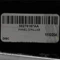 55276187AA - Body Sheet Metal Except Doors: D Pillar Molding, Left for Dodge: Ram 1500, Ram 2500, Ram 3500 Image