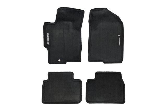 8BH35ANN - Interior: OEM NEW 2007-2008 Mazda 6 Front &amp; Rear Floor Mats Carpeted Black 00008BH35ANN for Mazda: 6 Image