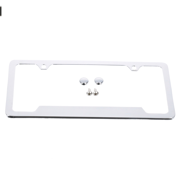 19330395 - Exterior: License Plate Frame, Universal for Buick: Enclave, Encore, LaCrosse, Regal | Cadillac: ATS, CTS, ELR, Escalade, Escalade ESV, SRX, XTS | Chevrolet: Camaro, Colorado, Corvette, Cruze, Cruze Limited, Equinox, Express 1500, Express 2500, Express 3500, Express 4500, Impala, Malibu, Malibu Limited, Silverado 1500, Silverado 2500 HD, Silverado 3500 HD, Sonic, Spark, Spark EV, SS, Suburban, Suburban 1500, Suburban 3500 HD, Tahoe, Traverse, Trax, Volt | GMC: Acadia, Canyon, Savana 1500, Savana 2500, Savana 3500, Savana 4500, Sierra 1500, Sierra 2500 HD, Sierra 3500 HD, Terrain, Yukon, Yukon XL, Yukon XL 1500 Image