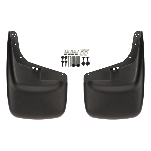 8C3Z16A550CB - Body: OEM NEW 99-10 Ford F-250 Super Duty Front Mud Guard Kit - Mudflap 8C3Z-16A550-CB for Ford: Excursion, F-250 Super Duty, F-350 Super Duty, F-450 Super Duty, F-550 Super Duty Image
