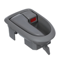 LC6359330C05 - : OEM NEW 2000-03 Mazda MPV Handle Inside Left Inner Gray W/o Chrome LC6359330C05 for Mazda Image