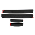 82215551 - Exterior Accessories: OEM NEW 2020-2021 Mopar Jeep Gladiator 3.6L Door Sill Guards Black 82215551 for Jeep: Gladiator Image