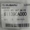 61139CA000 - Body: Cap for Subaru: BRZ, Crosstrek, Forester, Impreza, WRX Image