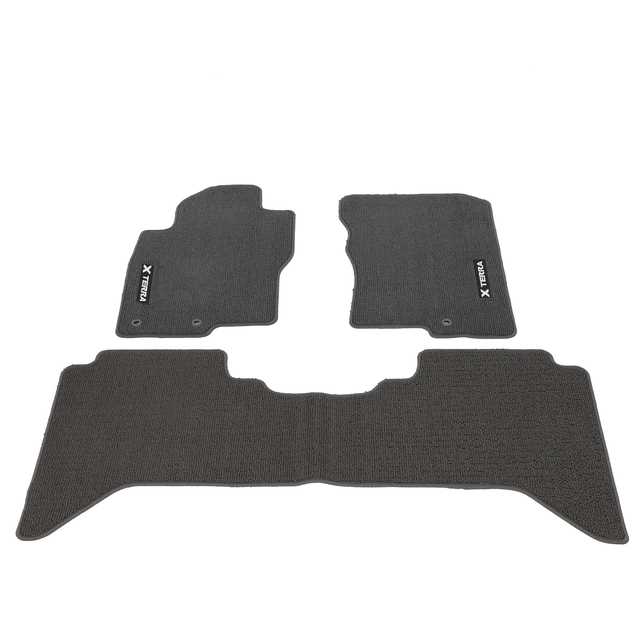 999E2KR010CH - Interior: 2007-2011 Nissan Xterra FLOOR MATS 3pc Carpeted Charcoal OEM NEW Genuine for Nissan: Altima, Xterra Image