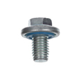 55577568 - Engine: Engine Oil Drain Plug for Buick: Cascada, Encore, Encore GX, Envision, Envista, LaCrosse, Regal, Regal Sportback, Regal TourX | Cadillac: ATS, CT6, CTS, Escalade, Escalade ESV, XT5, XT6 | Chevrolet: Blazer, Camaro, Colorado, Corvette, Cruze, Equinox, Express 2500, Express 3500, Express 4500, Impala, LCF 3500, LCF 3500HG, Malibu, Malibu Limited, Silverado 1500, Silverado 1500 LTD, Silverado 2500 HD, Silverado 3500 HD, Sonic, Spark, Suburban, Tahoe, Trailblazer, Traverse, Trax, Volt | GMC: Acadia, Canyon, Savana 2500, Savana 3500, Savana 4500, Sierra 1500, Sierra 1500 Limited, Sierra 2500 HD, Sierra 3500 HD, Terrain, Yukon, Yukon XL Image