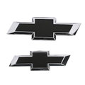 84188542 - : OEM NEW 19-21 GM Chevrolet Blazer Front &amp; Rear Black Bowtie Emblem Kit 84188542 for Chevrolet: Blazer Image