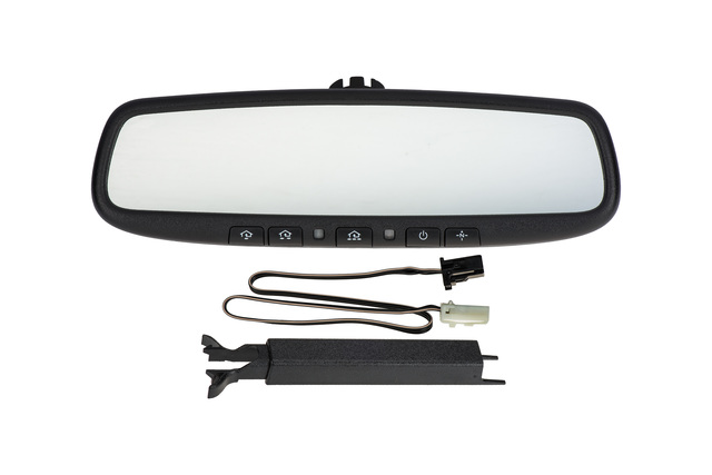 H501SFJ101 - Interior: OEM NEW 2014-2016 Subaru Impreza Auto Dim Mirror Compass &amp; Homelink H501SFJ101 for Subaru: Crosstrek, Impreza, Legacy, Outback, WRX, XV Crosstrek Image