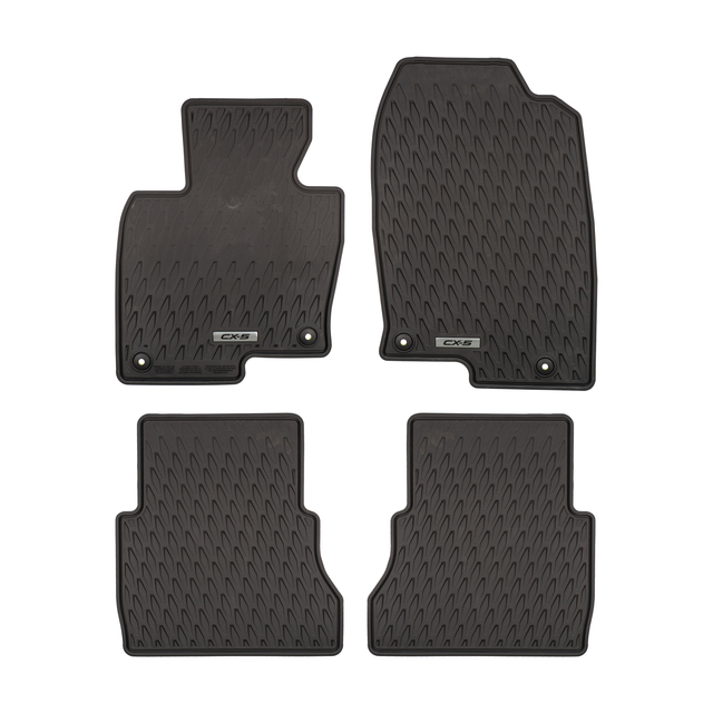 KBG6V0350 - Interior: 2017-2025 Mazda CX-5 Front &amp; Rear All Weather Floor Mats for Mazda: CX-5 Image