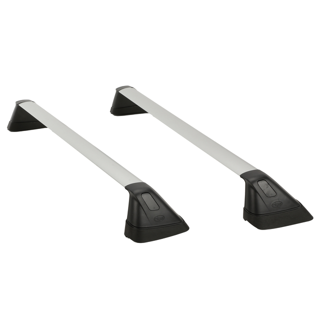 E361SFG402 - Hauling: 2008-2015 Subaru Impreza Outback Crosstrek Roof Luggage Carrier Cross Rail Bar Kit for Subaru: Impreza, Outback, XV Crosstrek Image