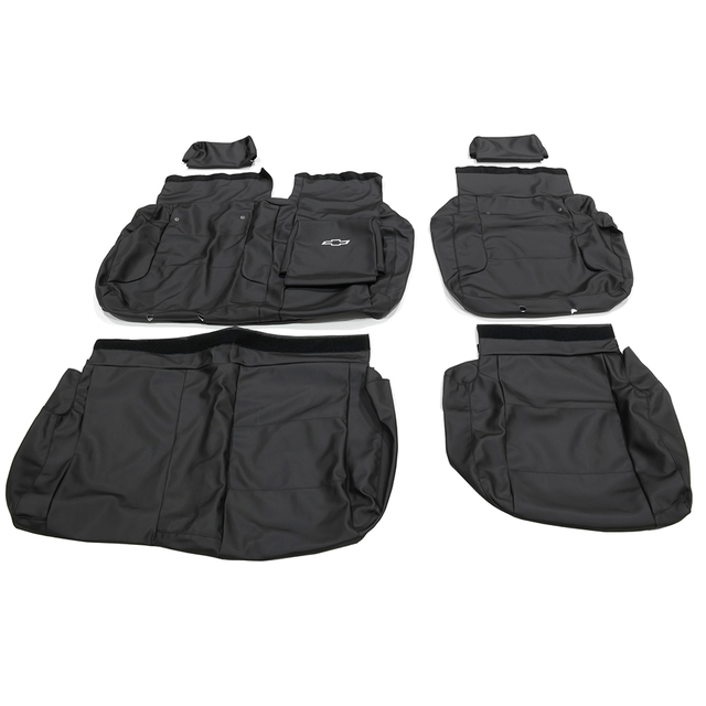 23443852 - Interior: OEM NEW 2016-19 GM Chevrolet Silverado Bench Seat Cover Split W/Armrest 23443852 for Chevrolet: Silverado 1500, Silverado 2500 HD, Silverado 3500 HD Image