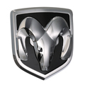 4805899AB - Exterior Ornamentation: Ram Head Medallion for Dodge: Caravan, Charger, Grand Caravan, Magnum, Neon, Stratus Image