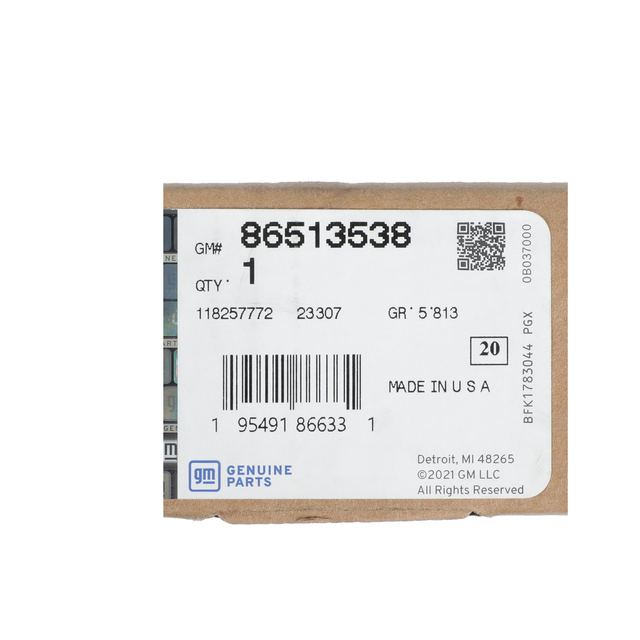 86513538 - Wheels: Wheel Lug Nuts, Bright Finish for Cadillac: Escalade, Escalade ESV | Chevrolet: Blazer EV, Silverado 1500, Suburban, Tahoe, Traverse | GMC: Acadia, Sierra 1500, Yukon, Yukon XL Image