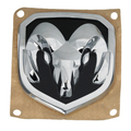 5YG82DX8AA - : OEM NEW 15-18 Mopar Ram Head Medallion Promaster Front Grille Emblem 5YG82DX8AA for Mopar Image