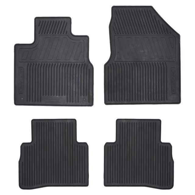 999E1CW000 - Interior: 2009-2014 Nissan Murano Black All Weather Rubber Front &amp; Rear Floor Mats OEM NEW for Nissan: Murano Image