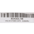 SOA342L168 - Wheels: Valve Stem Caps - Subaru Star Cluster - Black for Subaru: Ascent, BRZ, Crosstrek, Forester, Impreza, Legacy, Outback, WRX Image