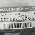 65722EN00A - Body: Support Rod Clamp for Nissan: NV200, Qashqai, Rogue Sport, Versa Note Image