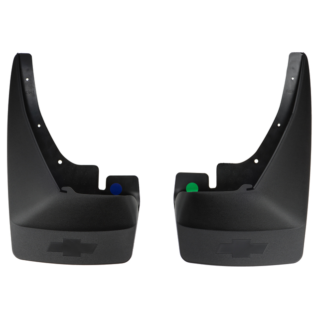 19212823 - Exterior: Chevy Suburban Rear Moulded Black Splash / Mud Guards OEM NEW for Chevrolet: Suburban 1500, Suburban 2500 Image