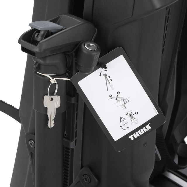 900903210 - Cargo Management: Thule Multi-Unit Epos Platform Bike Rack for Hyundai: Ioniq 5, Kona, Kona Electric, Palisade, Santa Cruz, Santa Fe, Santa Fe XL Image