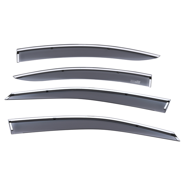 F0010AL900 - Exterior: OEM NEW 2015-19 Legacy Side Window Deflectors Rain Guards Set of Four F0010AL900 for Subaru: Legacy Image