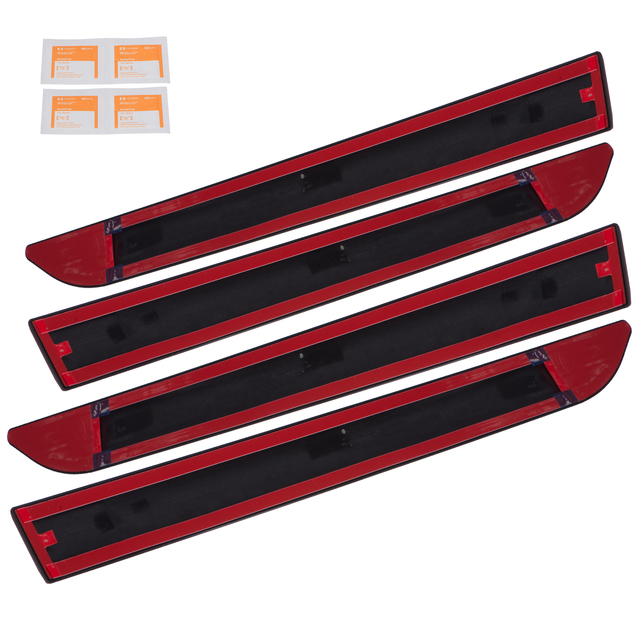 J101SXC200V3 - Exterior: 2019-2025 Subaru Ascent Body Side Molding Kit Cyrstal Black Silica for Subaru: Ascent Image