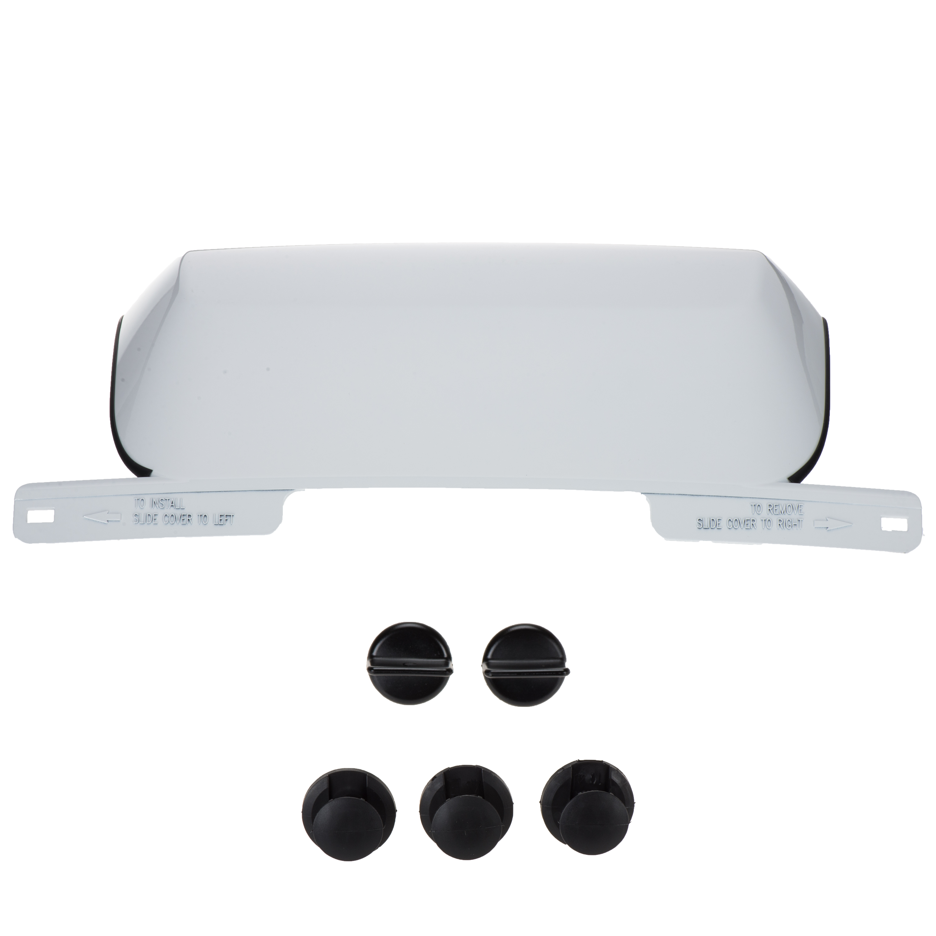 19172859 - Towing: 2007-2012 Chevy &amp; GMC White Trailer Hitch Receiver Cover 50U) OEM NEW 19172859 for Chevrolet: Suburban 1500, Suburban 2500, Tahoe | GMC: Yukon, Yukon XL 1500, Yukon XL 2500 Image