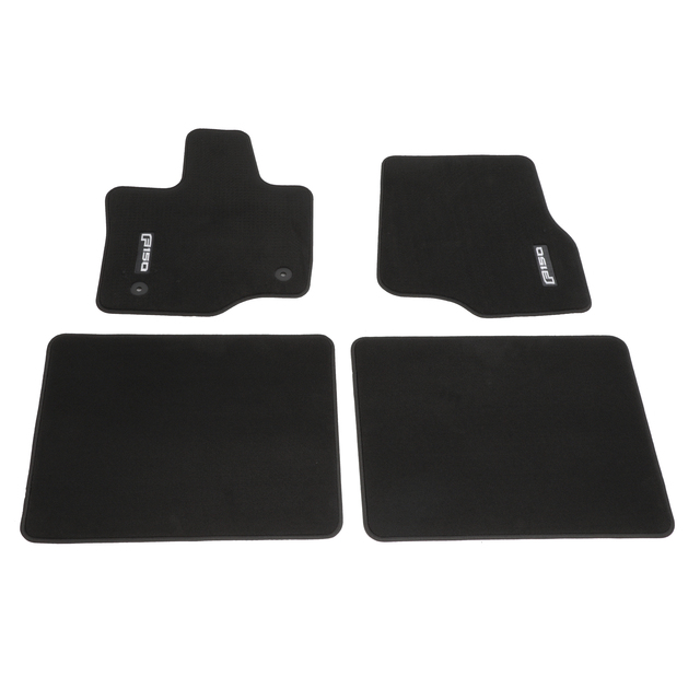 JL3Z1613086AD - : Floor Mats, Carpeted, Black, 4-Piece Set for Ford: F-150 Image