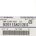 92011SA212ES - Body: Sun-visor for Subaru: Forester Image