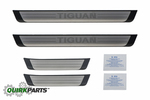 5N0071303 - Exterior: 2009-2014 VW Volkswagen Tiguan Door Sill Protection Guards Set of 4 GENUINE OEM for Volkswagen: Tiguan, Tiguan Limited Image
